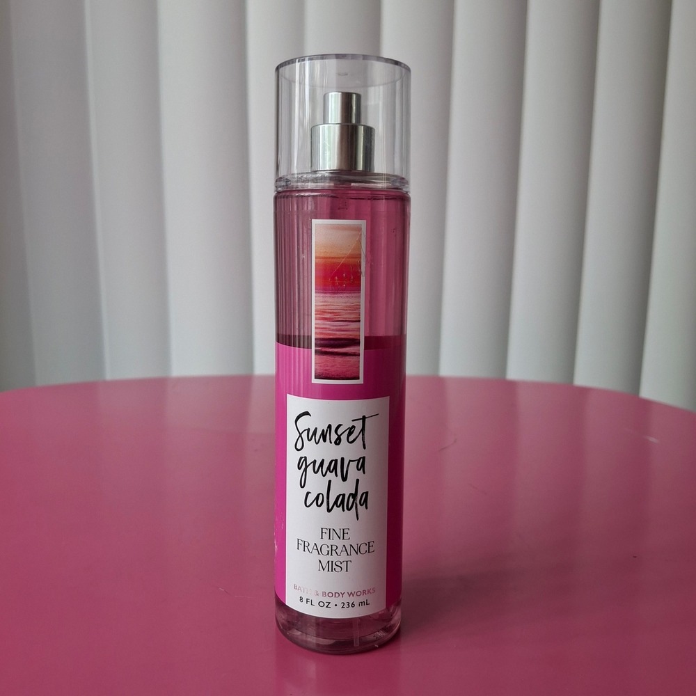 Bath & Body Works SUNSET GUAVA COLADA Fine Fragrance Mist 8 oz